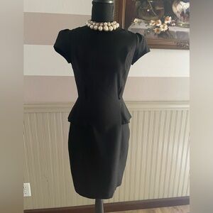 iZ BYER Black peplum drees size3 vintage inspired Classic Cocktail party